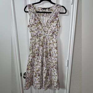 Eddie Bauer Y2K dress Floral Sleeveless Dress